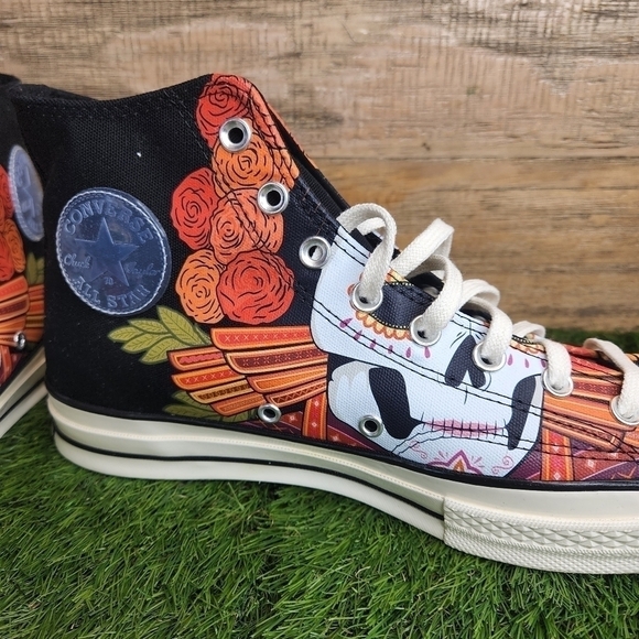 New Converse Shoes Chuck 70 High 'Dia De Los Muertos' 173112C - Picture 9 of 10